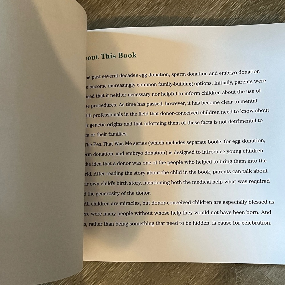 The Pea that was Me: A Sperm Donation Story by Kim Kluger-Bell - Picture 2 of 3